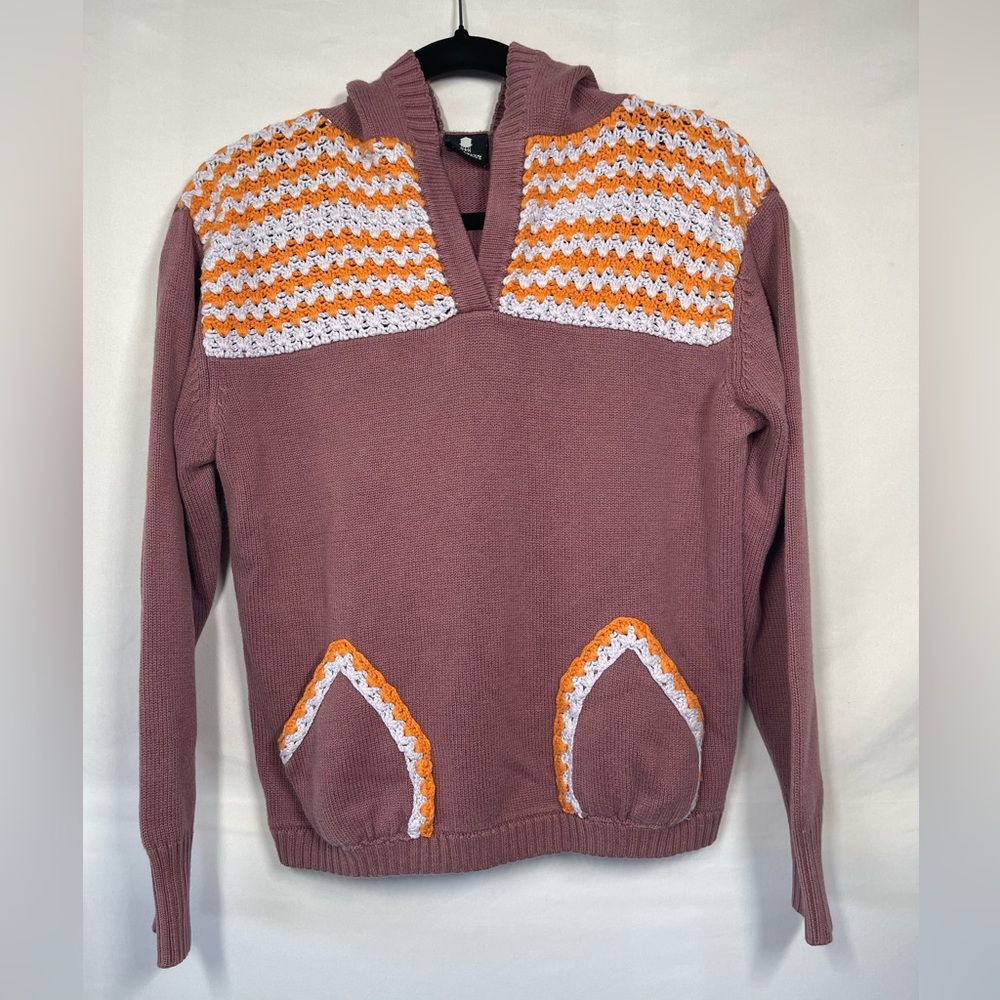 Purple Brooklyn Industries Pull Over hoodie Size Medium